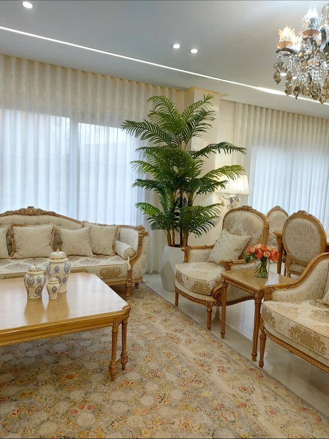 درختچه مصنوعی کنتیا پنج‌تیکه خاص جذای قابل شستشو  ۲/۳۰ سانت